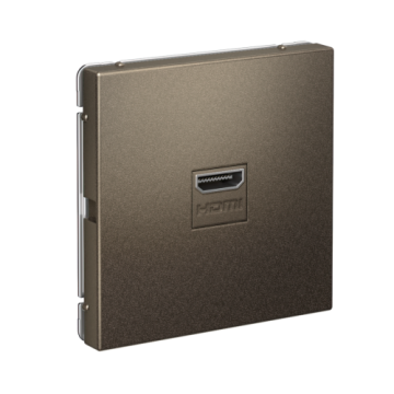 Розетка HDMI Systeme Electric ArtGallery (мокко) GAL000680