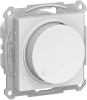 Светорегулятор поворотно-нажимной 20-630 Вт AtlasDesign (белый) ATN000136
