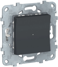 Светорегулятор нажимной 7-200 Вт Unica New (антрацит) NU551554