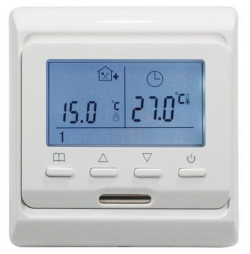 Термостат электронный программируемый Heat-pro (белый) RTC-E 51.716