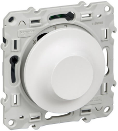 Светорегулятор поворотный 20-420 Вт Odace (белый) S52R515