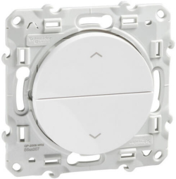 Кнопка-выключатель для рольставней Odace (белый) S52R207