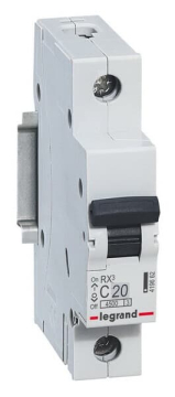 Автоматический выключатель RX3 1-полюсный 20А 419665