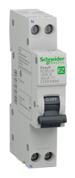 Дифференциальный автомат Schneider Electric Easy 9 C 6А 30mA тип АС EZ9D33606