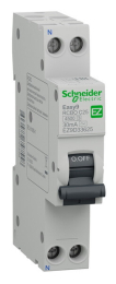 Дифференциальный автомат Schneider Electric Easy 9 С 25А 30mA тип АС EZ9D33625