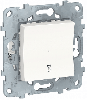 Таймер нажимной Unica New (белый) NU553518