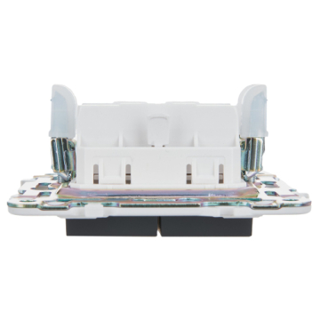 Выключатель жалюзи IEK SKANDY 10А SK-V12G (графит) SK-V15-0-10-K53