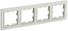 Рамка 4-м BRITE Бежевый РУ-4-БрКр BR-M42-K10