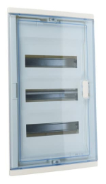 Шкаф Legrand Nedbox в нишу на 36(42) модулей с шинами (прозрачная дверь) 001423