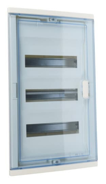 Шкаф Legrand Nedbox в нишу на 36(42) модулей с шинами (прозрачная дверь) 001423