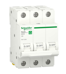 Автоматический выключатель Schneider Electric Resi 9 3п C6 R9F12306