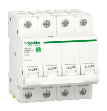 Автоматический выключатель Schneider Electric Resi 9 4п C40 R9F12440