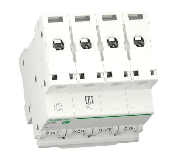 Автоматический выключатель Schneider Electric Resi 9 4п C50 R9F12450