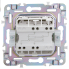 Выключатель перекрестный 1-клавишный IEK SKANDY 10А SK-V03G (графит) SK-V13-0-10-K53