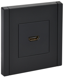 Розетка HDMI IEK FORTE&PIANO FP140 (черный) FP-H10-K02