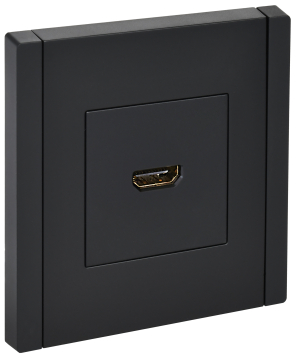 Розетка HDMI IEK FORTE&PIANO FP140 (черный) FP-H10-K02