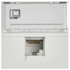 Розетка информационная IEK PRIMER RJ-45 UTP кат 5e 2 модуля РКИ-20-00-П CKK-40D-RI2-K01
