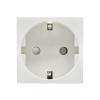 Розетка IEK PRIMER 2P+E со шторками 2 модуля РКС-20-30-П-К (белая) PR-KK40D-RSZH-2-2-K01