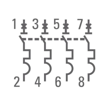 Автоматический выключатель EKF PROXIMA ВА 47-63 4Р 63А 4,5кА (х-ка C) mcb4763-4-63C-pro