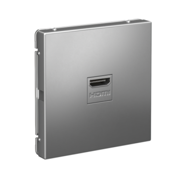 Розетка HDMI Systeme Electric ArtGallery (сталь) GAL000980