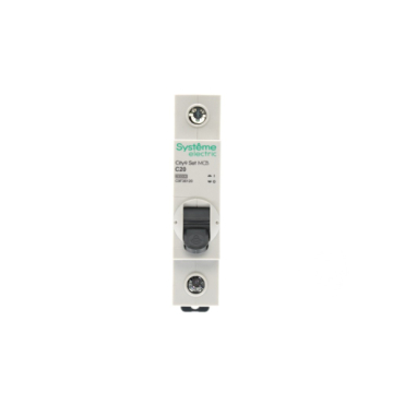 Автоматический выключатель Systeme Electric City9 Set 1п 20A 6kA (хар-ка C) C9F36120
