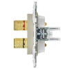 Аудиорозетка IEK SKANDY 4-ая SK-A01B (бежевый) SK-S40-K10