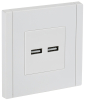 Розетка USB A+A FORTE&PIANO 3,1А FP249 (белый) FP-U21-D31-K01