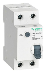 Дифференциальный автомат Systeme Electric City9 Set 1P+N 20A 10mA тип A 6 kA (х-ка C) C9D61620