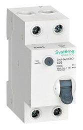 Дифференциальный автомат Systeme Electric City9 Set 1P+N 20A 30mA тип A 6 kA (х-ка C) C9D65620