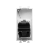 Розетка DKC Avanti USB 3.0 тип А-А 1 модуль (белое облако) 4400301