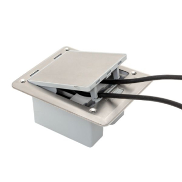 Лючок EKF напольный IP66 С-Line WP-6 на 6 (2х3) модулей IP66 cl-lnwp-6