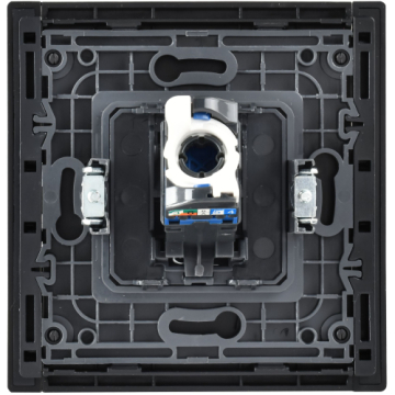 Розетка компьютерная FORTE&PIANO RJ45 кат.6 FP631M (металл шампань) FP-K10-2-M-K37