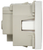Розетка IEK PRIMER 2P+E со шторками 2 модуля РКС-20-30-П-К (белый) CKK-40D-RSZB2-K01-K
