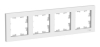 Рамка AtlasDesign четырехместная (белый) ATN000104