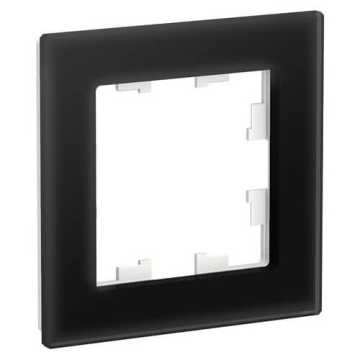 Рамка AtlasDesign одноместная (черный стекло) ATN321001