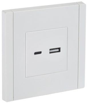 Розетка USB A+C FORTE&PIANO 3,1А FP250 (белый) FP-U22-D31-K01