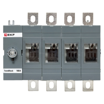 Рубильник EKF TwinBlock 160A 4P без рукоятки управления tb-s-160-4p