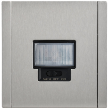 Датчик движения FORTE&PIANO IEK с LED подсветкой FP755M (металл никель) FP-MS10-N-150-05-M-K50