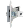 Розетка TV+RJ45 кат.5E IEK SKANDY SK-A14N (никель) SK-AK20-1-K50