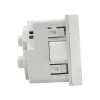 Розетка IEK PRIMER 2P+E со шторками 2 модуля 45град РКС-20-30-П-45 (белый) PR-KK40D-RSZH-2-2-45-K01