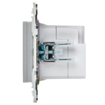 Розетка USB A+A 3,1А IEK SKANDY SK-R15S (серебряный) SK-U21-D31-K23