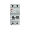 Дифференциальный автомат EKF Averes DVA-6 1P+N 6А 30мА (хар. C, тип AC) 6кА rcbo6-1pn-6C-30-ac-av