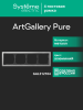 Рамка ArtGallery Pure Systeme Electric четырехместная металл (алюминий) GAL312104