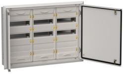 Щит металлический встраиваемый IEK TITAN 5 ЩРв-108 (3х3х12) 630х885х130 IP31 серый TI5-50-V-3X036-31-7035