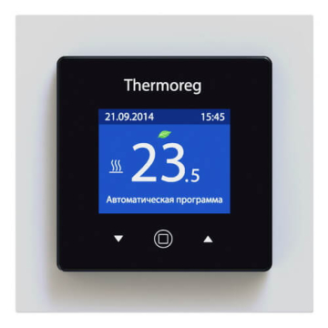 Термостат Thermoreg TI-970 Design 16А с цветным экраном (черный/белый) Thermoreg TI-970