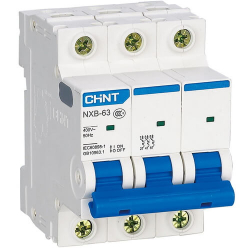 Автоматический выключатель CHINT NXB-63S 16А 4.5kA 3P (х-ка C) 296827