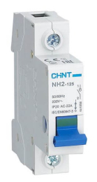 Выключатель нагрузки (рубильник) CHINT NH2-125 1P 125A (R) 401048