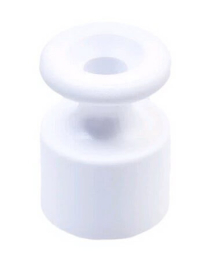 Изолятор Bironi пластиковый белый (100 штук в упаковке) B1-551-21-100