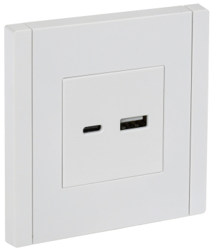 Розетка USB A+C FORTE&PIANO 18Вт FP251 (белый) FP-U22-018-K01
