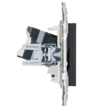 Розетка компьютерная IEK SKANDY RJ45 кат.5E SK-K01G (графит) SK-K10-1-K53